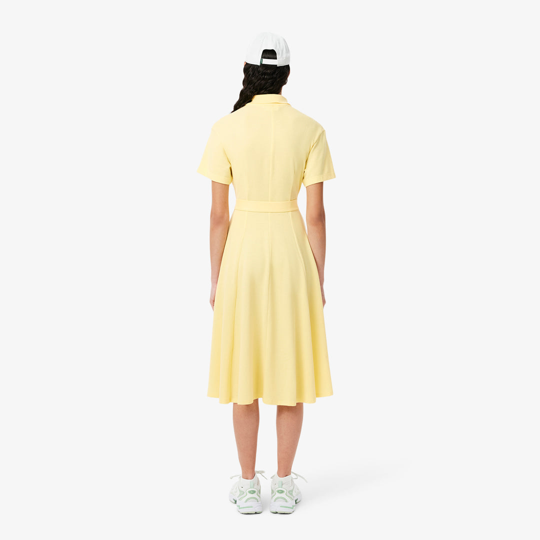 Flared Mini-Pique Polo Dress - EF9621