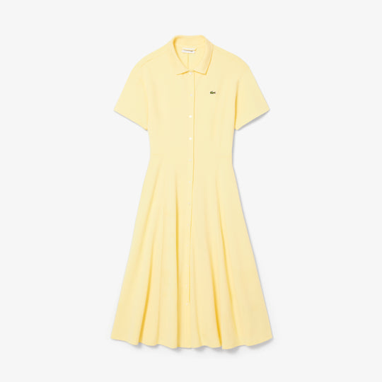 Flared Mini-Pique Polo Dress - EF9621