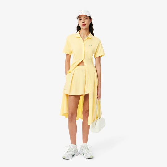 Flared Mini-Pique Polo Dress - EF9621