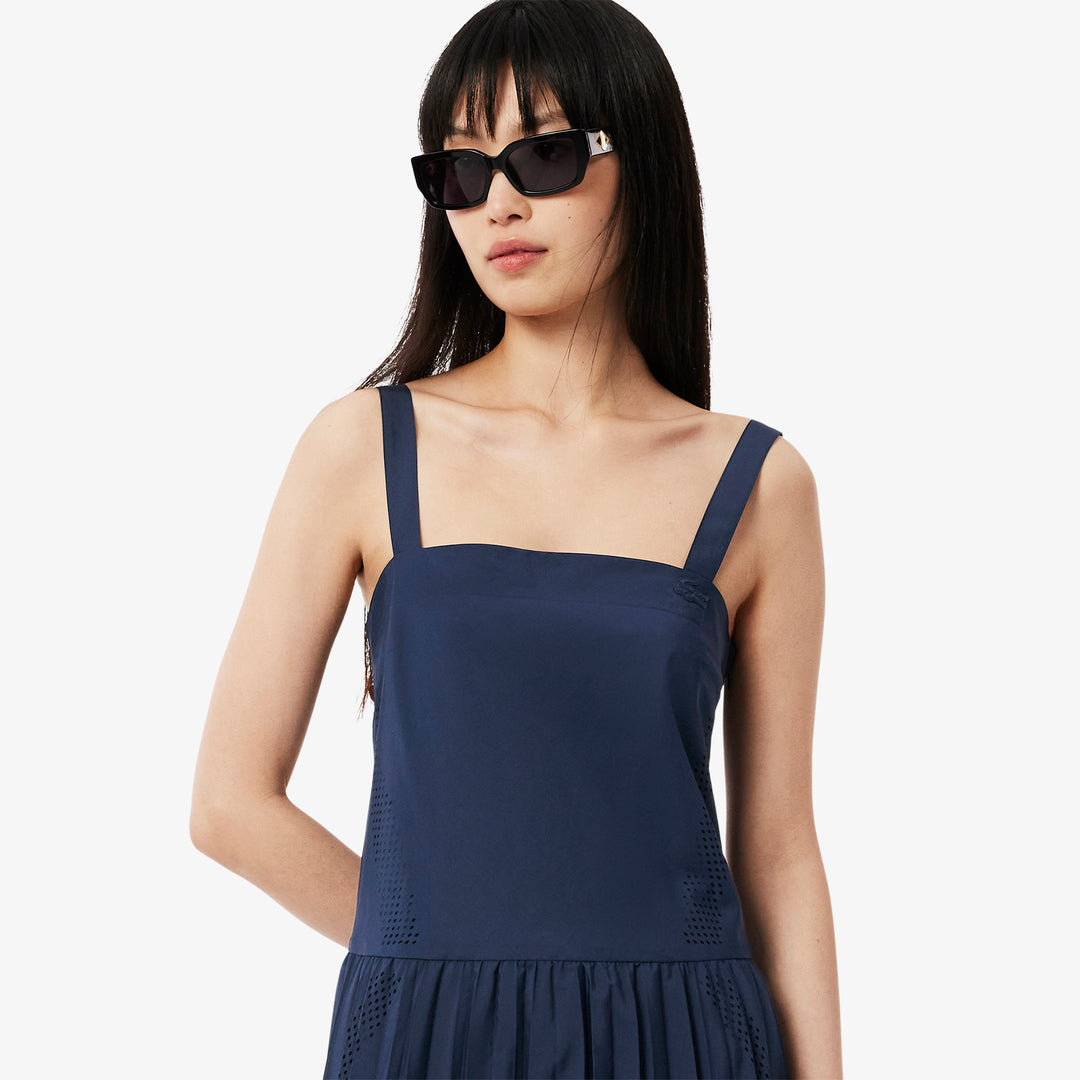 Long Pleated Strap Dress - EF9723