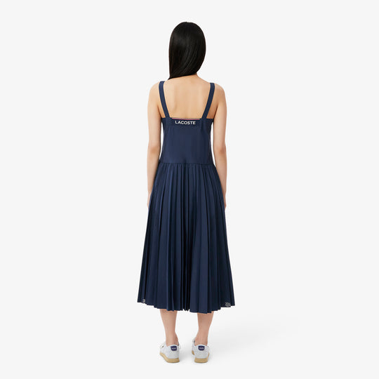 Long Pleated Strap Dress - EF9723