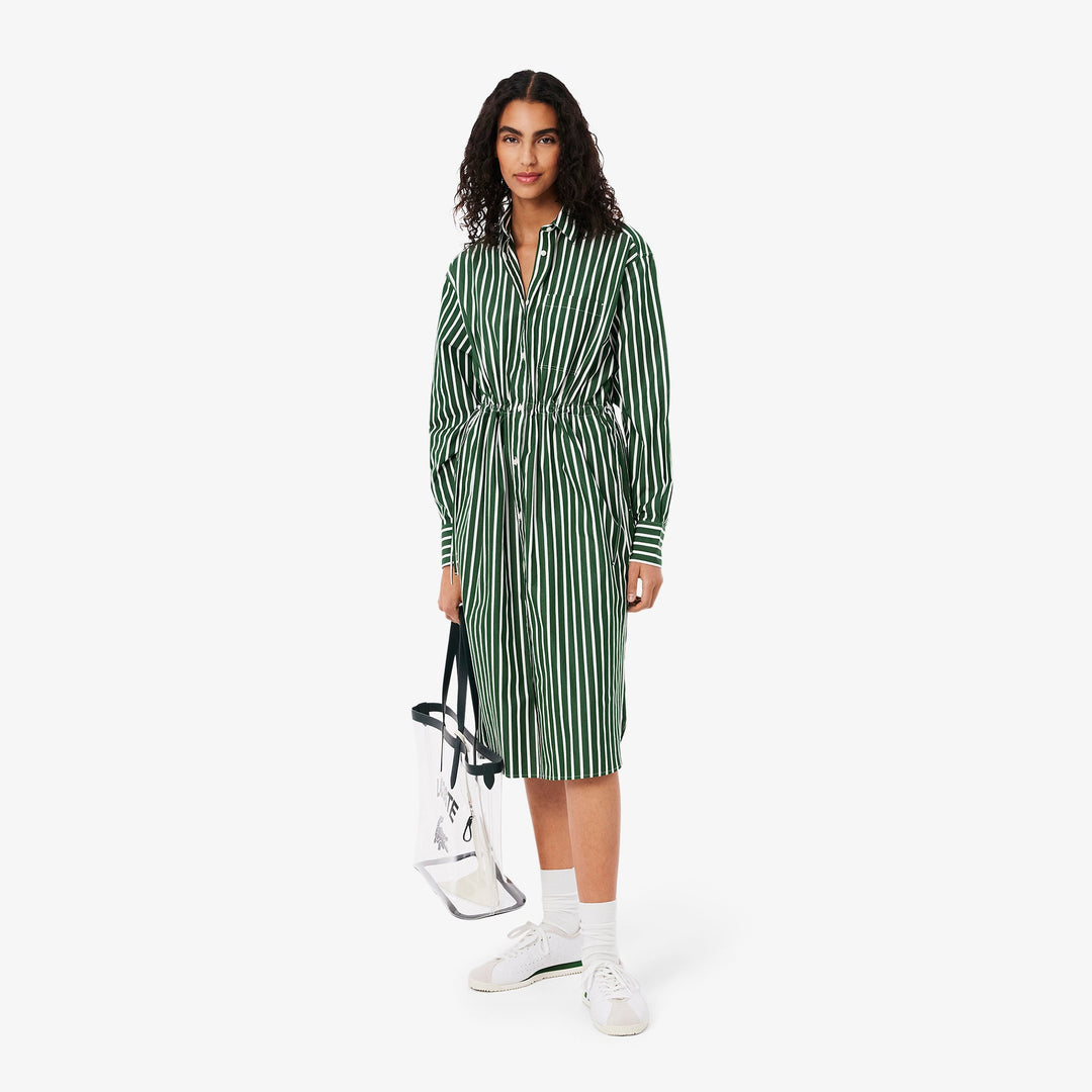 Relaxed Fit Poplin Shirt Dress-EF9852