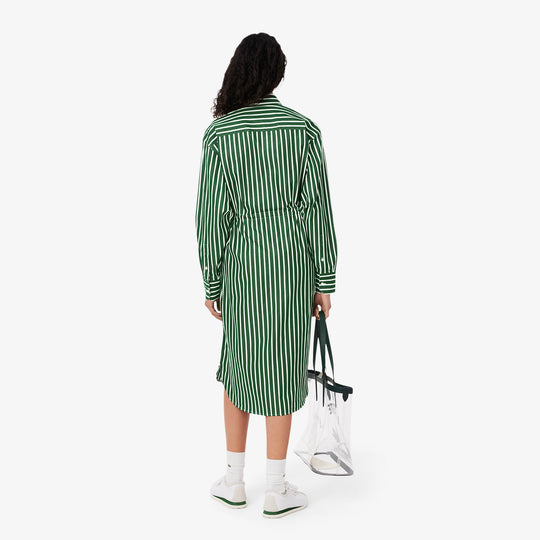 Relaxed Fit Poplin Shirt Dress - EF9852