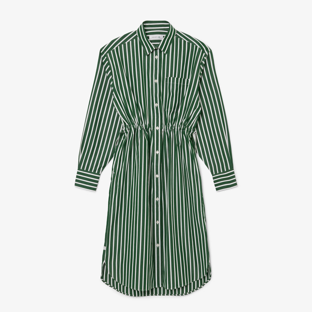 Relaxed Fit Poplin Shirt Dress-EF9852