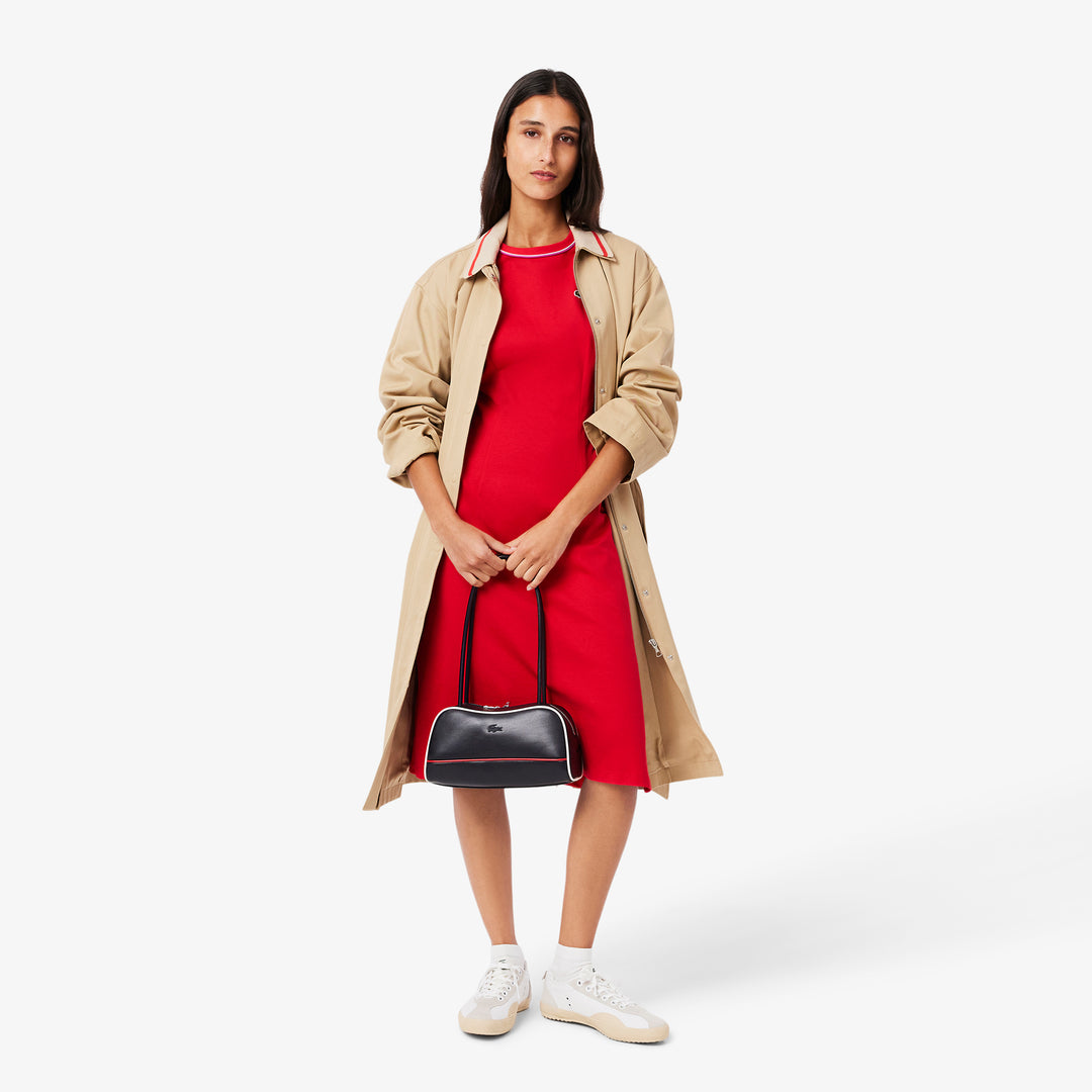 Trim Accent Jersey T-shirt Dress - EF9988