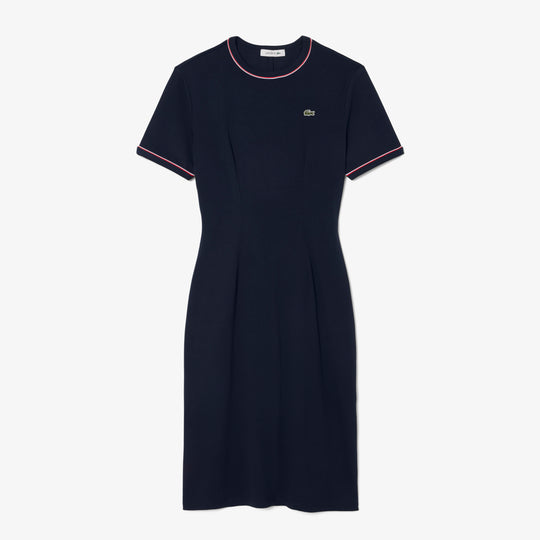 Trim Accent Jersey T-shirt Dress - EF9988