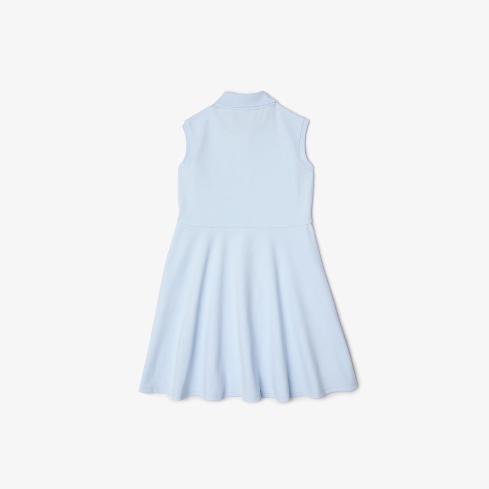 Girls’ Lacoste Fit And Flare Stretch Pique Polo Dress - Ej5297