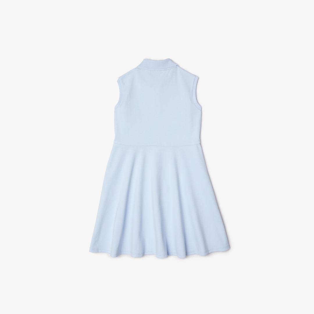 Girls’ Lacoste Fit And Flare Stretch Pique Polo Dress - Ej5297