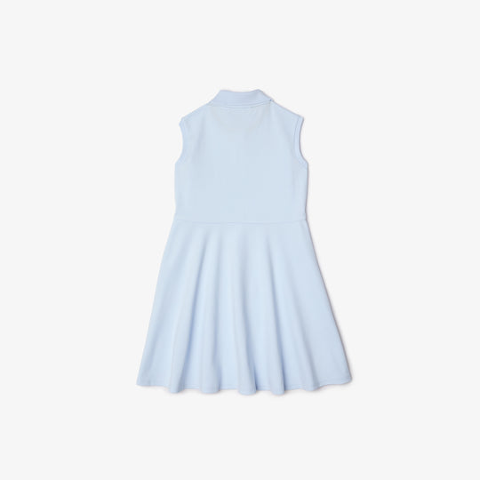 Girls’ Lacoste Fit And Flare Stretch Pique Polo Dress - Ej5297