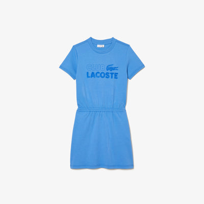 Shop The Latest Collection Of Lacoste Girls’ Organic Cotton Jersey Fit And Flare Dress - Ej5488 In Lebanon