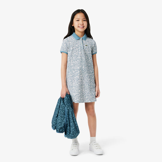 Printed Cotton Polo Dress - EJ8503