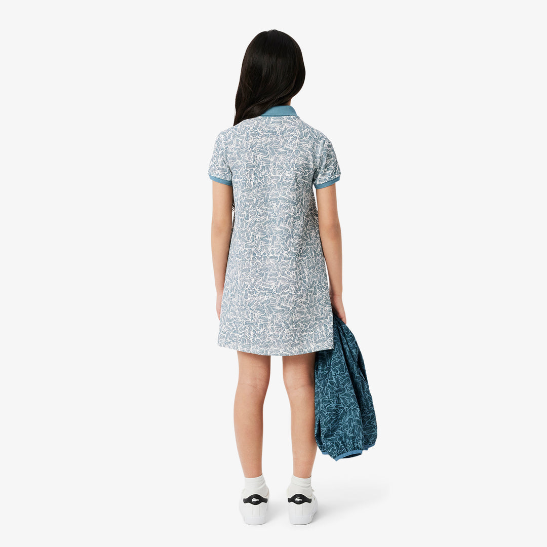 Printed Cotton Polo Dress - EJ8503