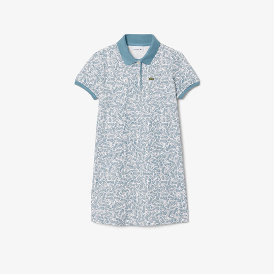 Printed Cotton Polo Dress - EJ8503