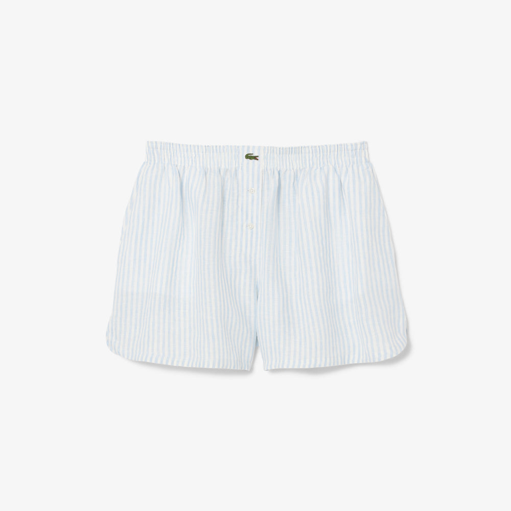 Loose Striped Linen Shorts-FF0226