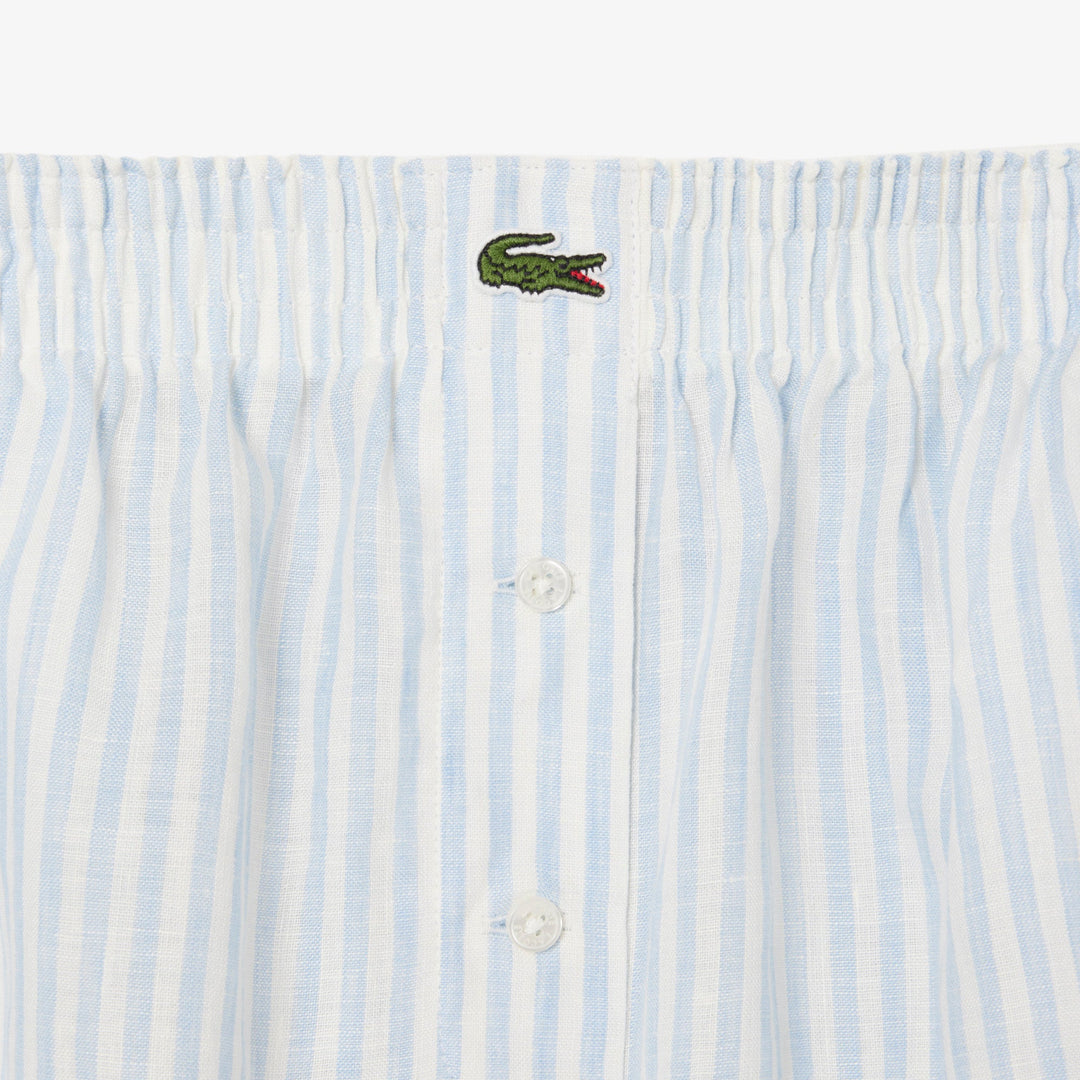 Loose Striped Linen Shorts-FF0226