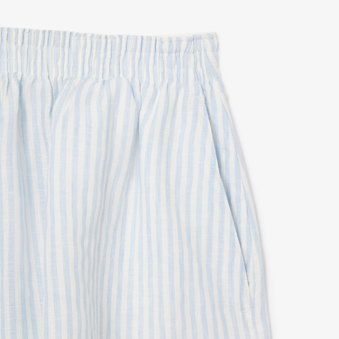 Loose Striped Linen Shorts - FF0226