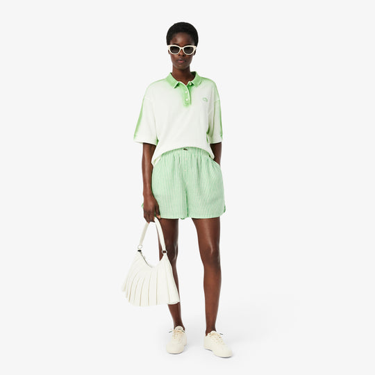 Loose Striped Linen Shorts - FF0226