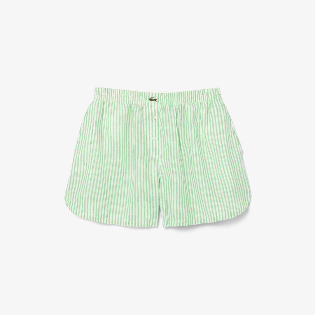 Loose Striped Linen Shorts - FF0226