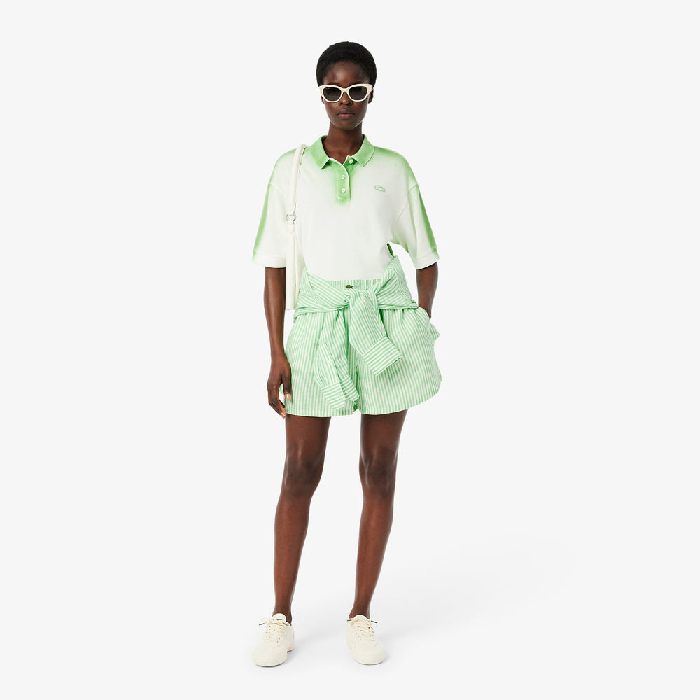 Loose Striped Linen Shorts - FF0226