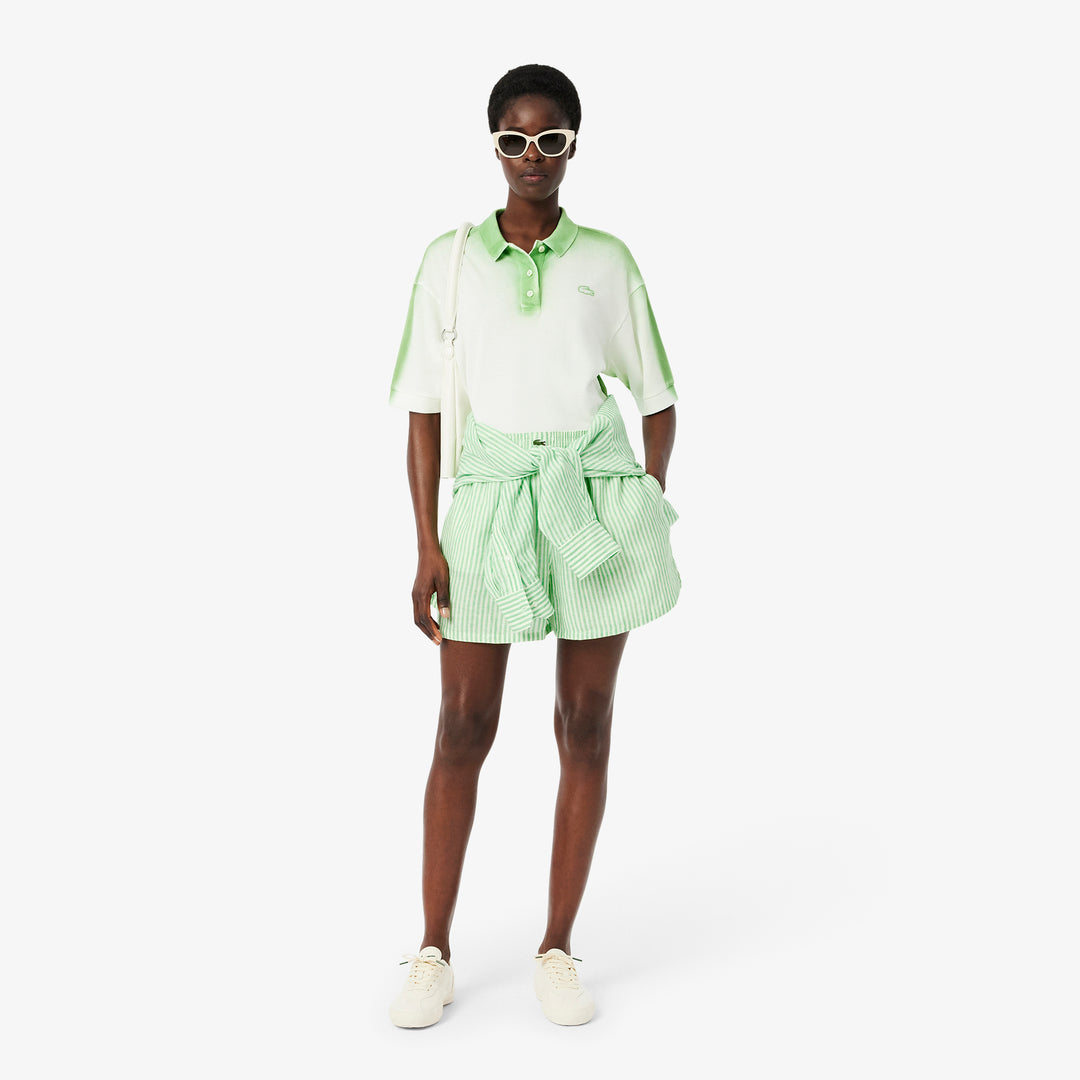 Loose Striped Linen Shorts - FF0226