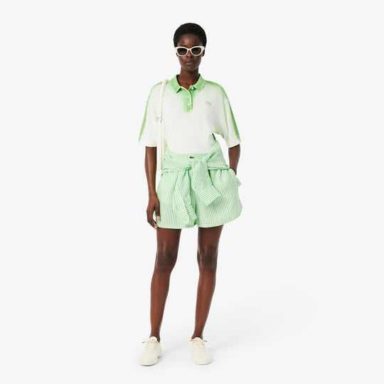 Loose Striped Linen Shorts - FF0226