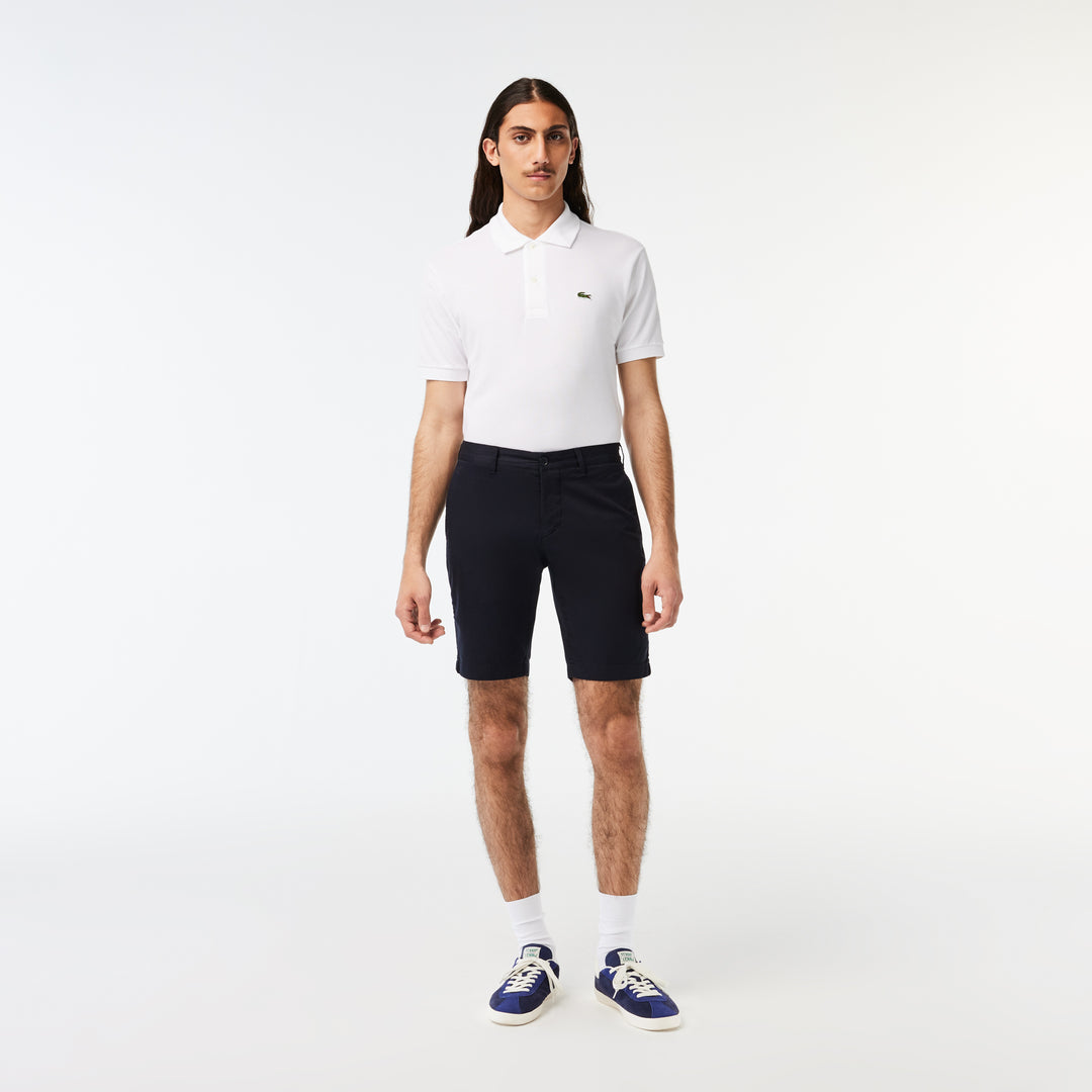 Men's Slim Fit Stretch Cotton Bermuda Shorts - FH2647