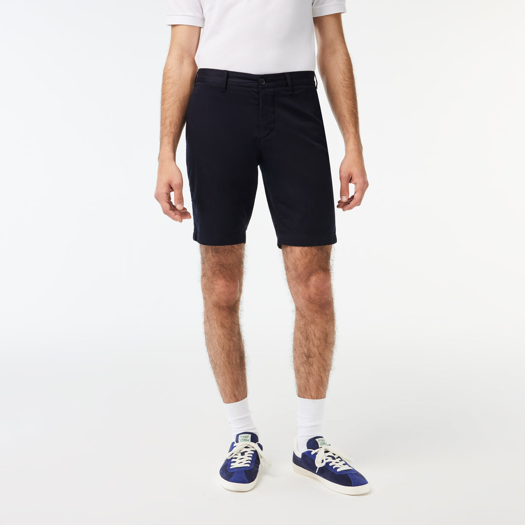 Men's Slim Fit Stretch Cotton Bermuda Shorts - FH2647