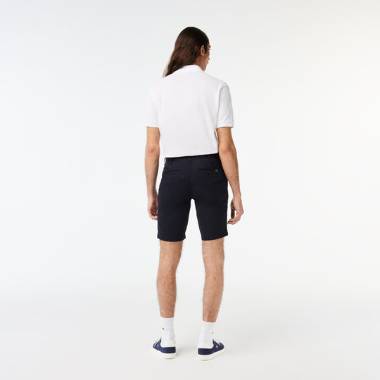 Men's Slim Fit Stretch Cotton Bermuda Shorts - FH2647