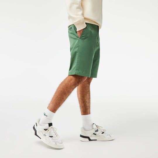 Men's Slim Fit Stretch Cotton Bermuda Shorts - FH2647