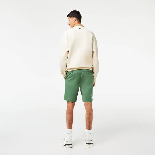 Men's Slim Fit Stretch Cotton Bermuda Shorts - FH2647