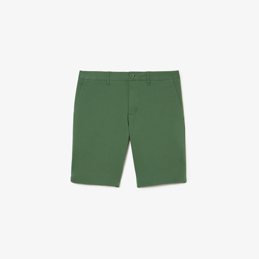 Men's Slim Fit Stretch Cotton Bermuda Shorts - FH2647