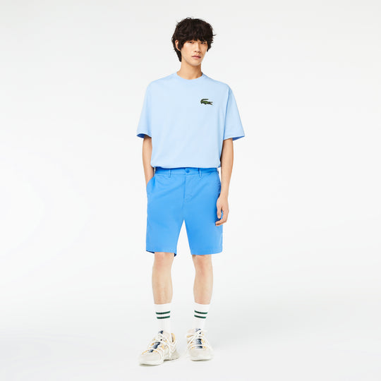 Men's Slim Fit Stretch Cotton Bermuda Shorts - FH2647
