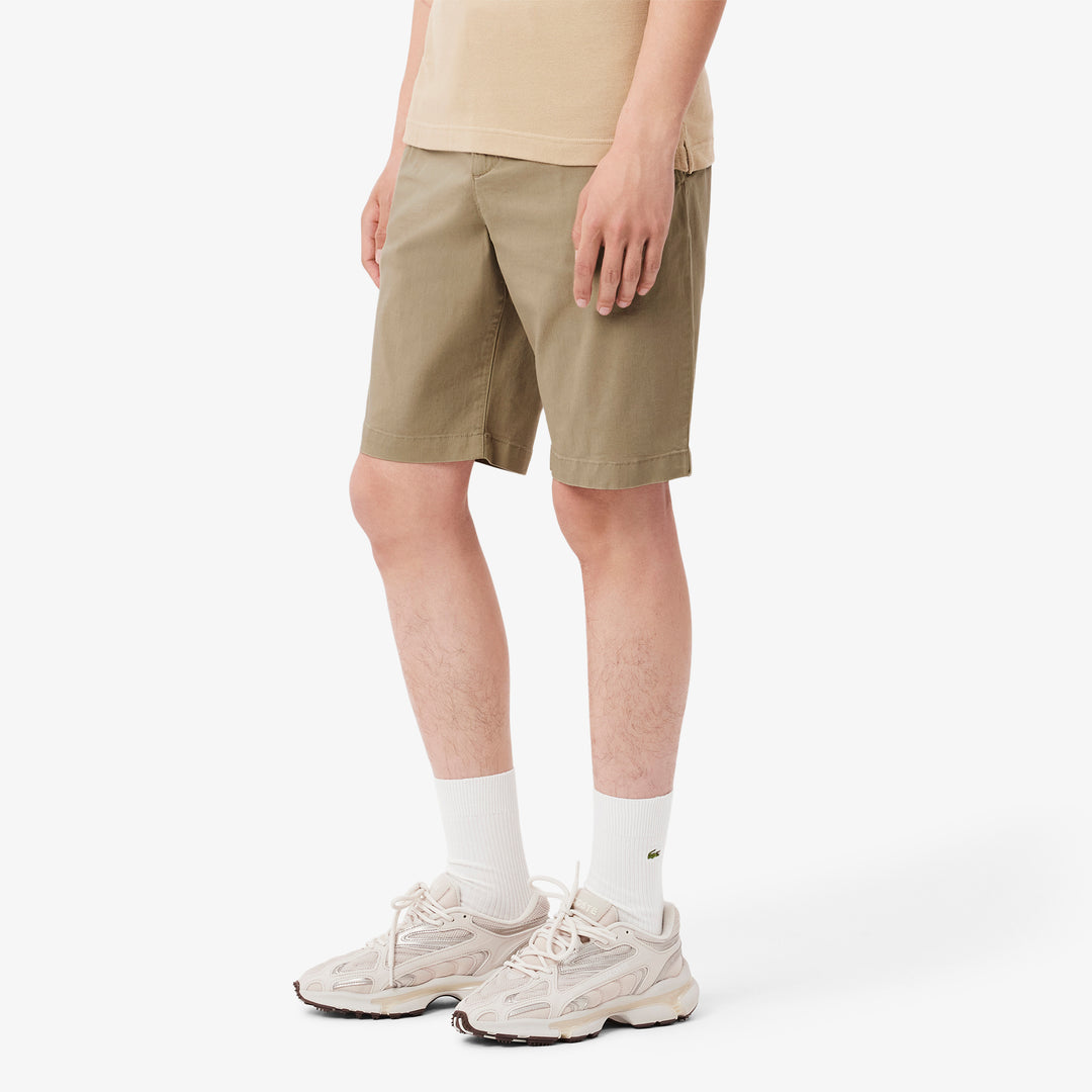 Slim Fit Stretch Cotton Chino Shorts - FH3347
