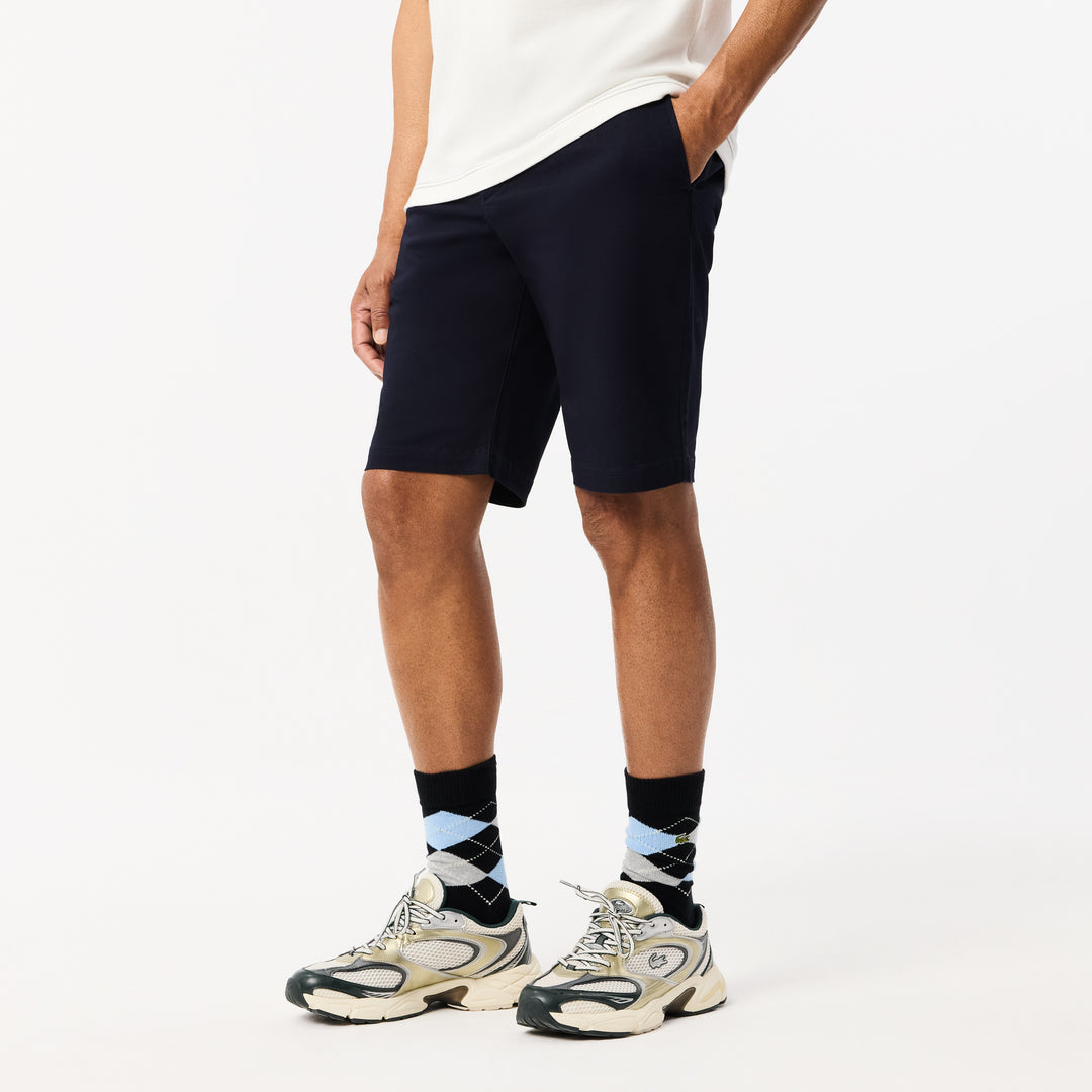 Slim Fit Stretch Cotton Chino Shorts - FH3347