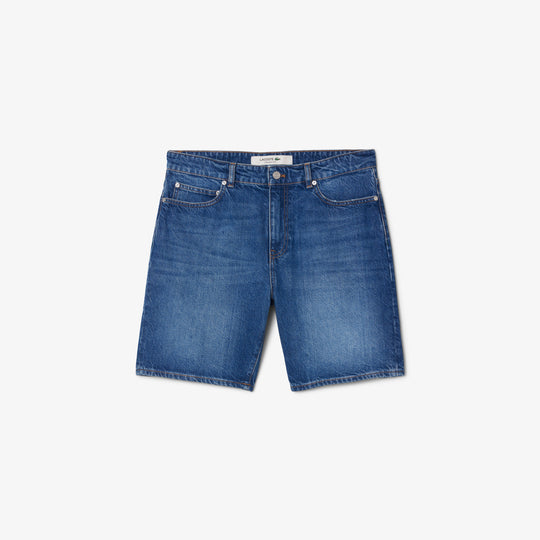 Straight Fit Denim Bermuda Shorts - FH9932 - MYHOLDAL LEBANON