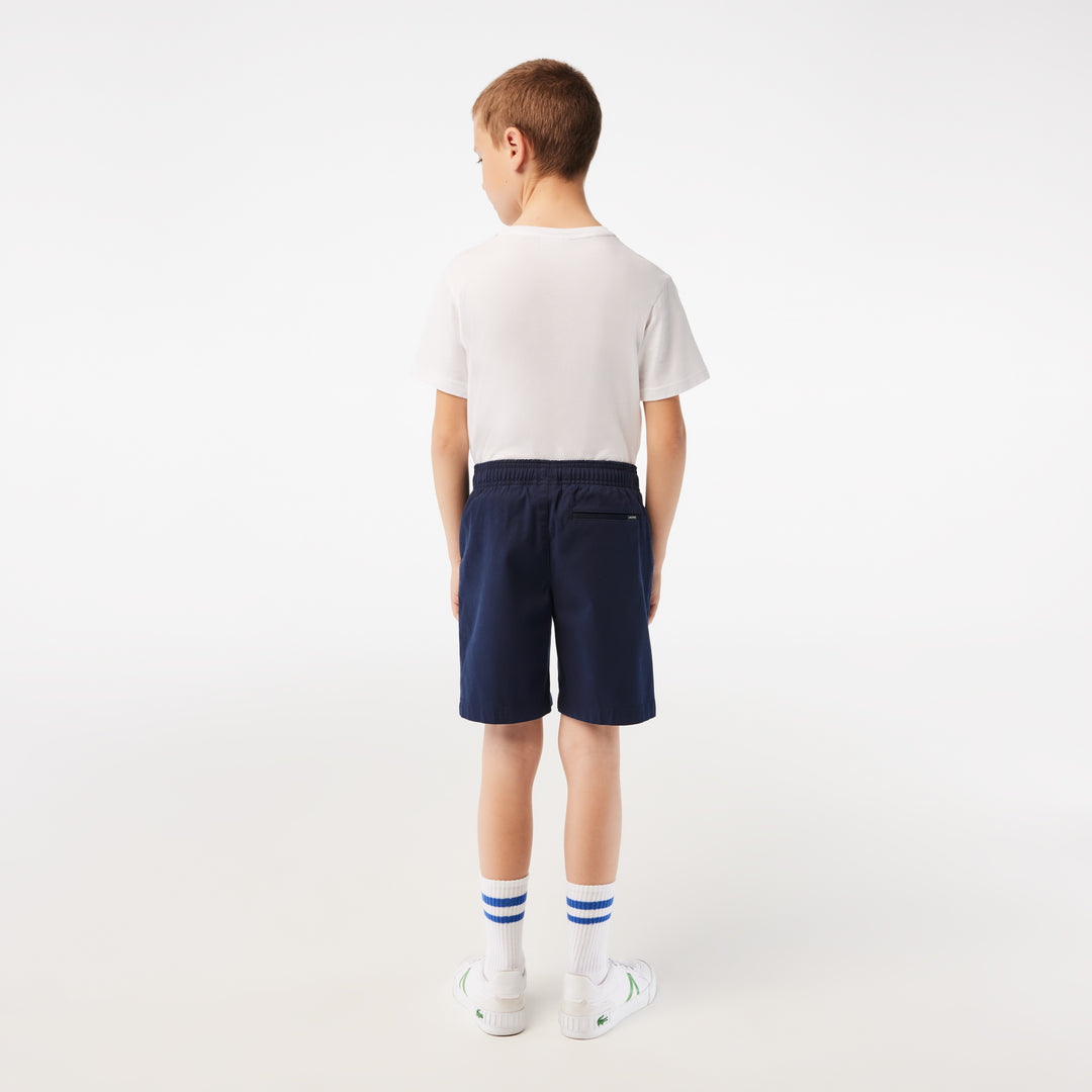 Boy’s Lacoste Lightweight Cotton Gabardine Bermuda Shorts - FJ5242