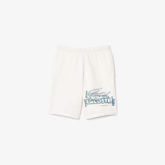 Graphic Cotton Fleece Shorts - GH0286