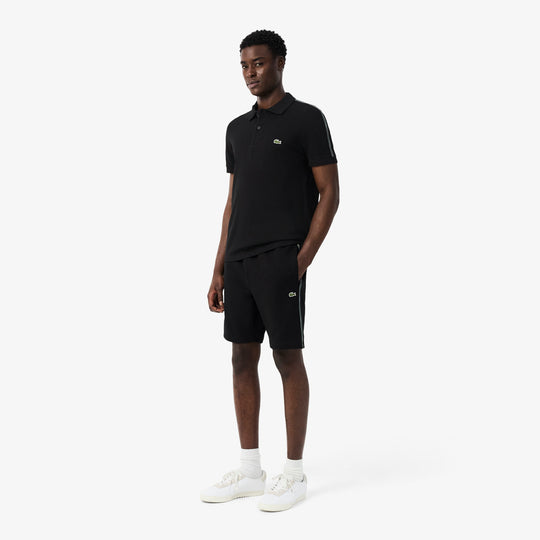 Regular Fit Logo Stripe Fleece Shorts - GH0886