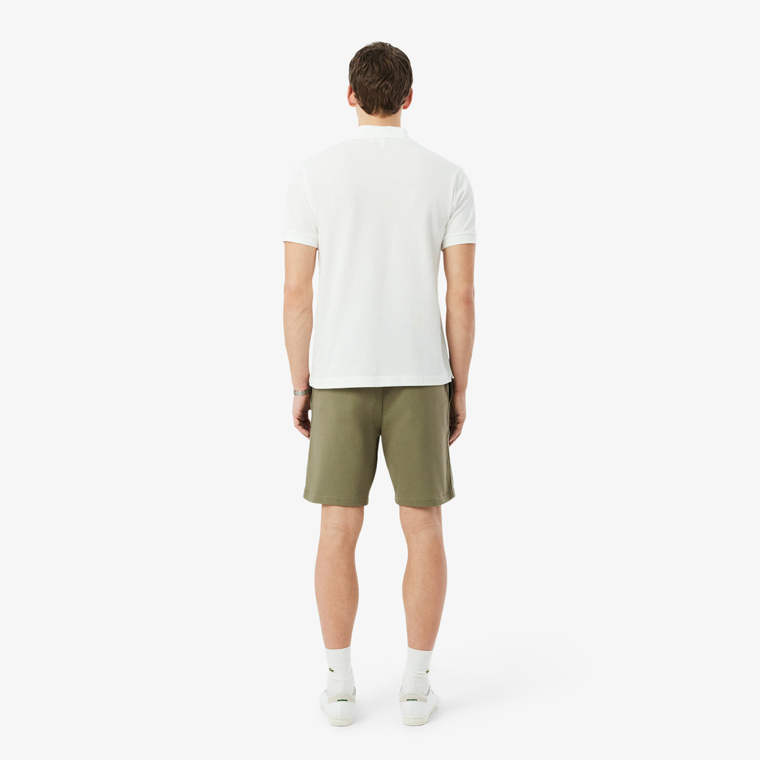 Regular Fit Logo Stripe Fleece Shorts - GH0886