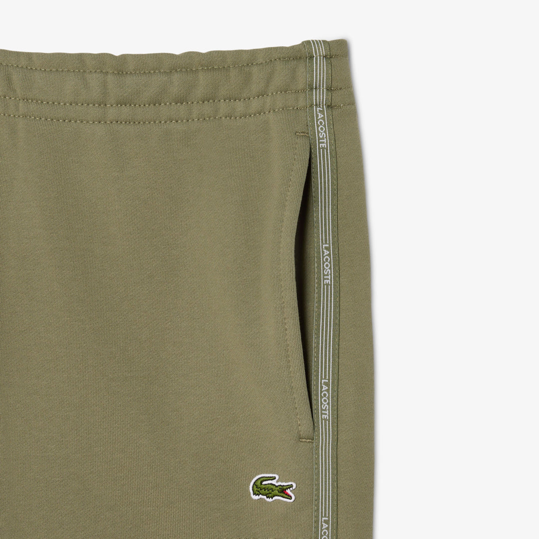 Regular Fit Logo Stripe Fleece Shorts - GH0886
