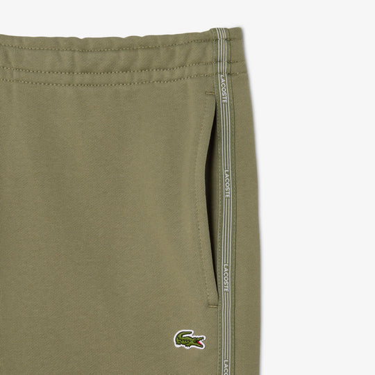 Regular Fit Logo Stripe Fleece Shorts - GH0886