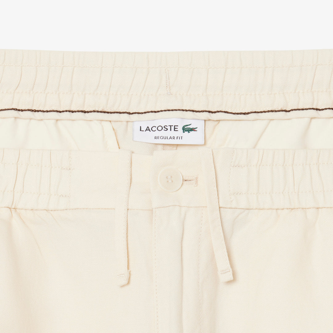 Regular Fit Linen Blend Twill Shorts - GH2628