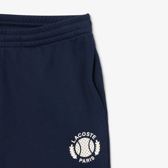 Regular Fit 3D Print Fleece Shorts - GH9708