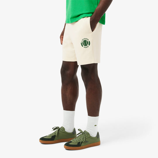 Regular Fit 3D Print Fleece Shorts - GH9708