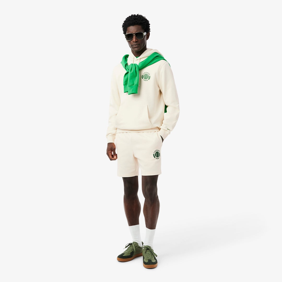 Regular Fit 3D Print Fleece Shorts - GH9708