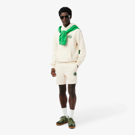 Regular Fit 3D Print Fleece Shorts - GH9708