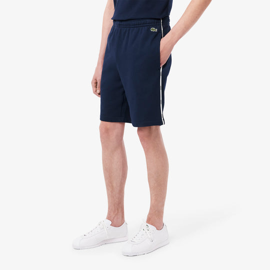 Logo Trim Cotton Fleece Shorts - GH9896