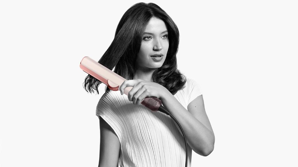 Dyson Airstrait™ straightener in Ceramic pink and rose gold