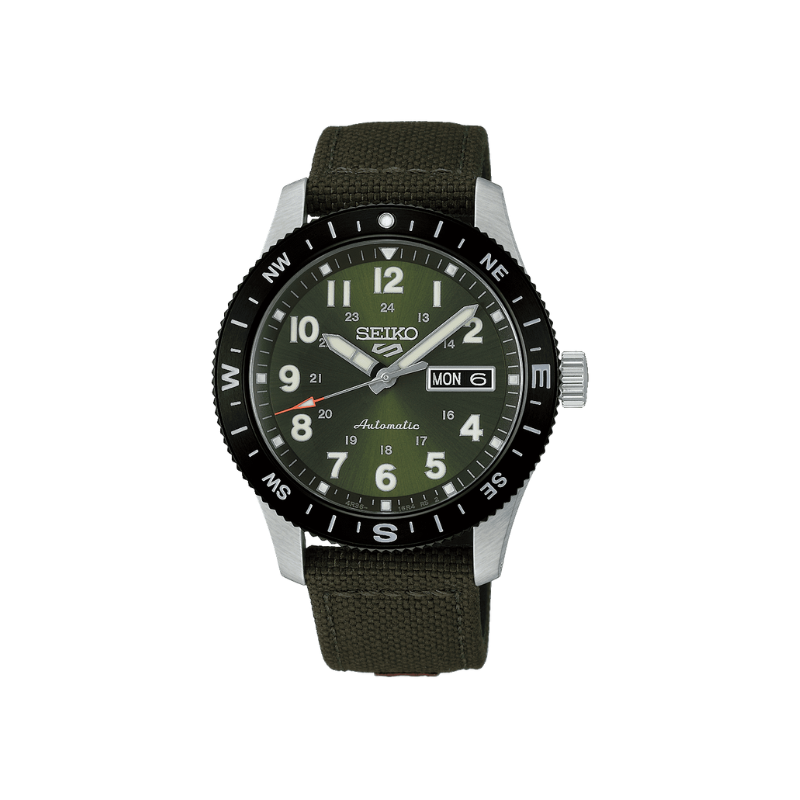 SEIKO 5 FIELD GREEN DIAL GREEN STRAP 41MM - HDB008K1