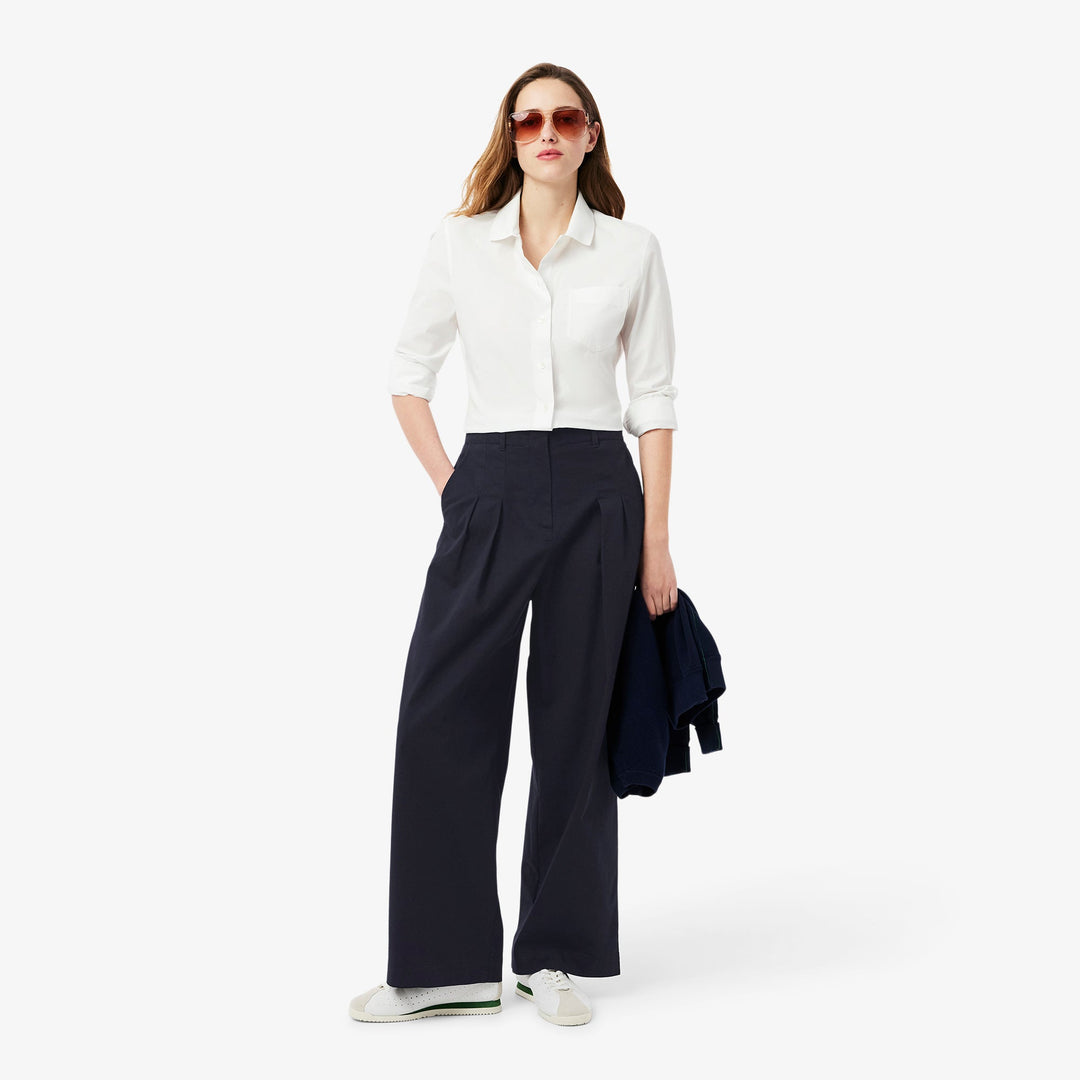 Wide Fit Stretch Gabardine Chino Pants-HF0205